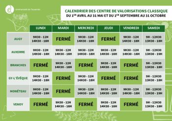 Horaires normaux - Commune de Perrigny